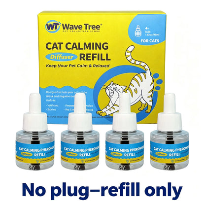 Wavetree Cat Calming Diffuser Kit (60-Day Supply) - Starter Kit + 1 Refill | Helps Support Cats with Stress, Urine Marking, Scratching, Excessive Meowing & Multi-Cat Stress | Results May Vary | Dealsforyoudays Tiktokshopbacktoschool