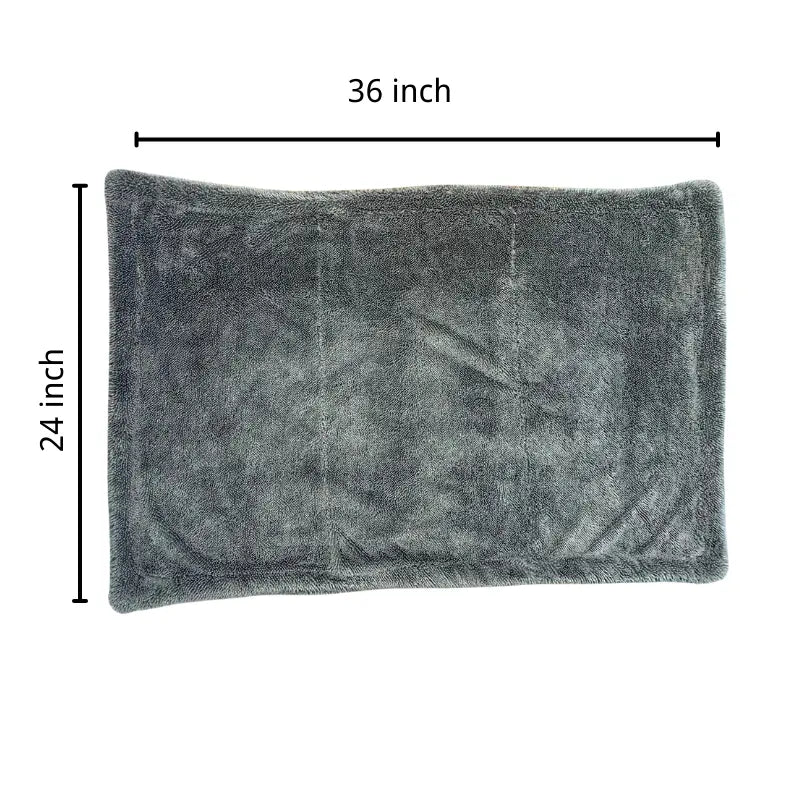 DALUCO Ultra Plush Pet Towel 24'' X 36'' - 1200GSM High Absorbency, Quick Dry, Gentle Microfiber, Ideal for Bath Time and Travel