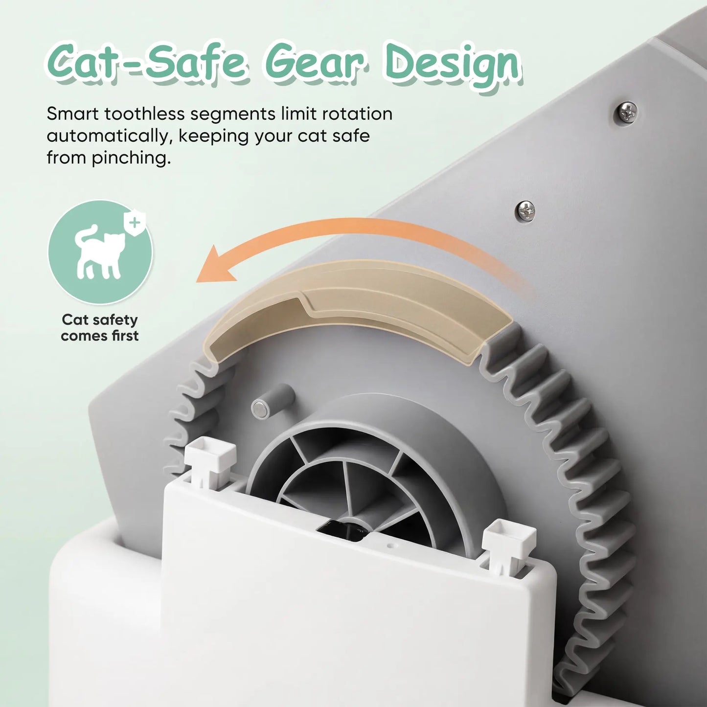 Warcat Next-Generation Automatic Open-Top Cat Litter Box - Advanced Self-Cleaning System with 360° Safety Features, Reliable Sensors, 8L Capacity, User-Friendly Design for Seniors